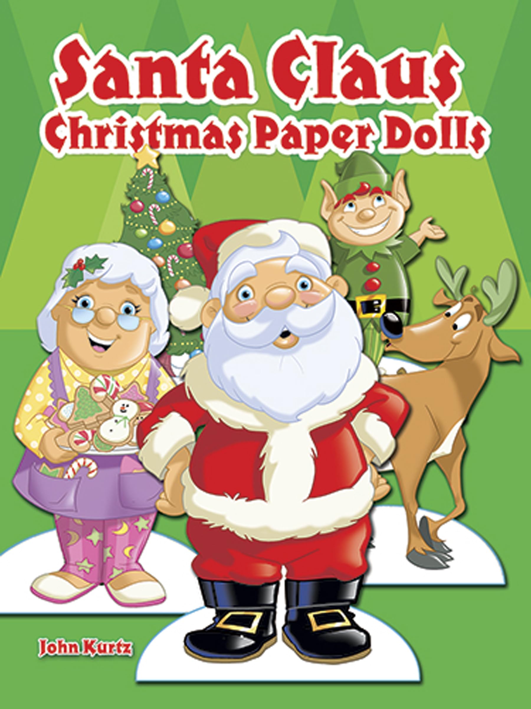 Santa Claus Christmas Paper Dolls book