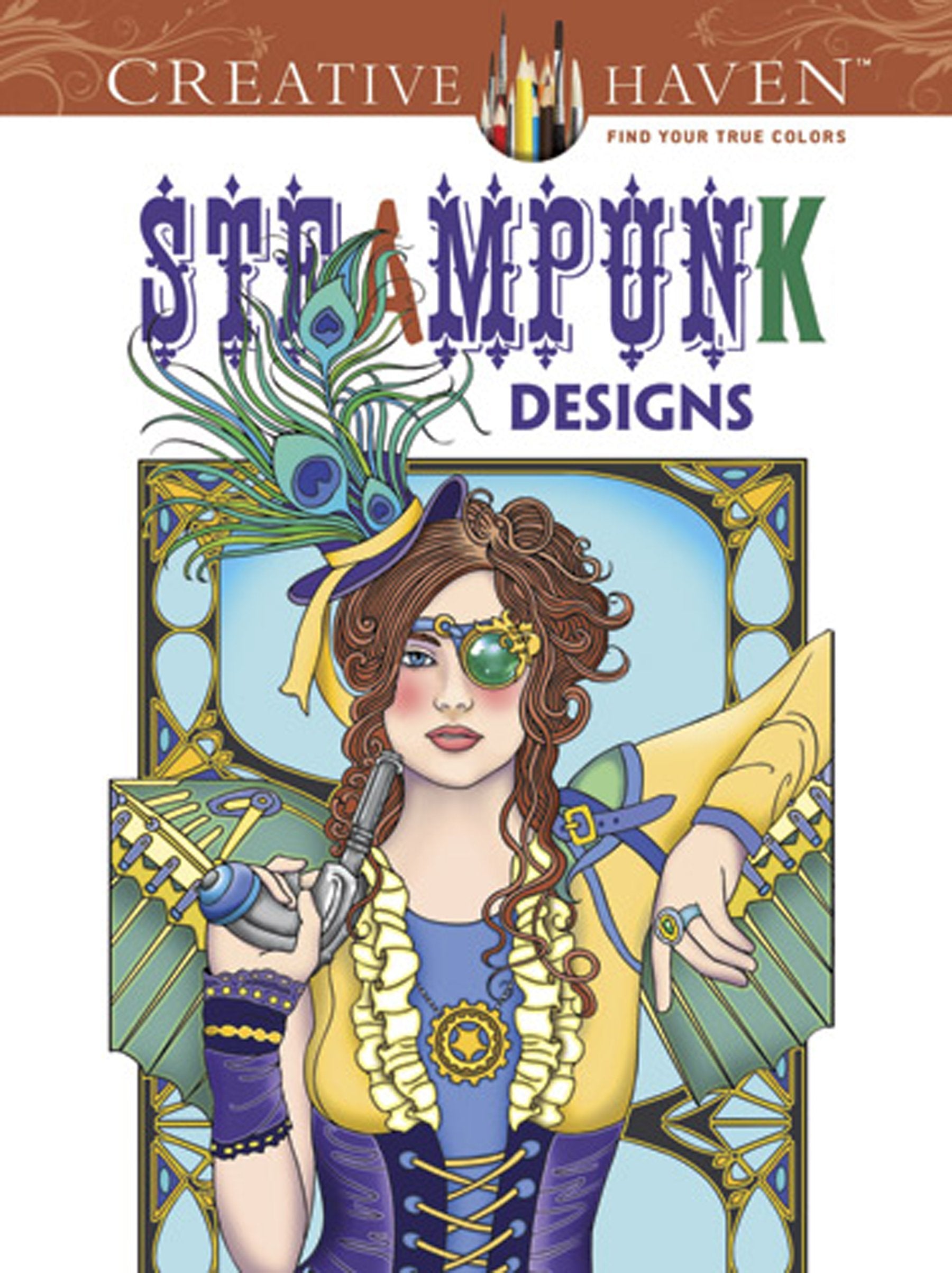 Creative Haven Steampunk Coloring Book (Adult Coloring Books: Fantasy) Film, Art & Culture