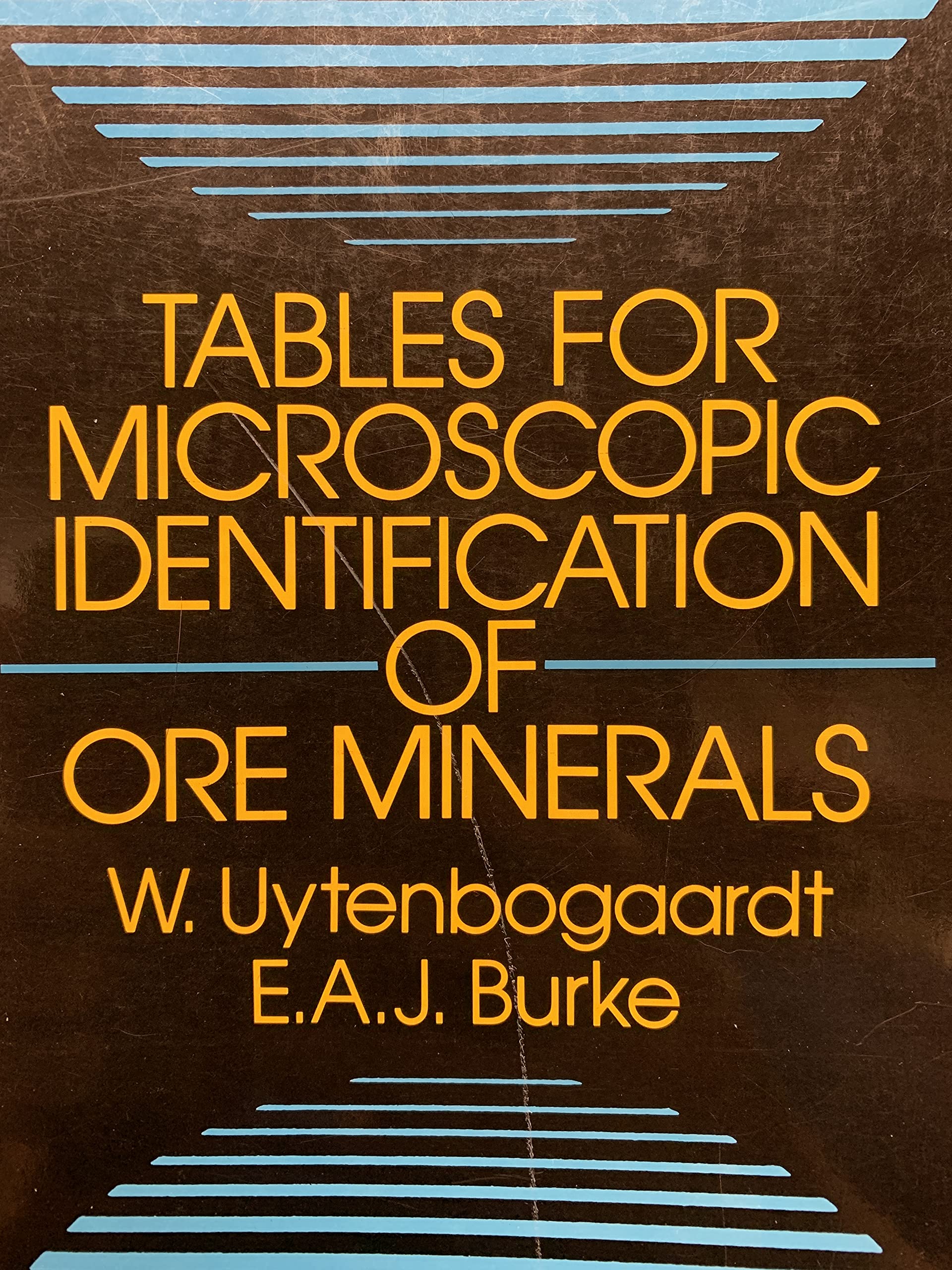 Tables for Microscopic Identification of Ore Minerals book