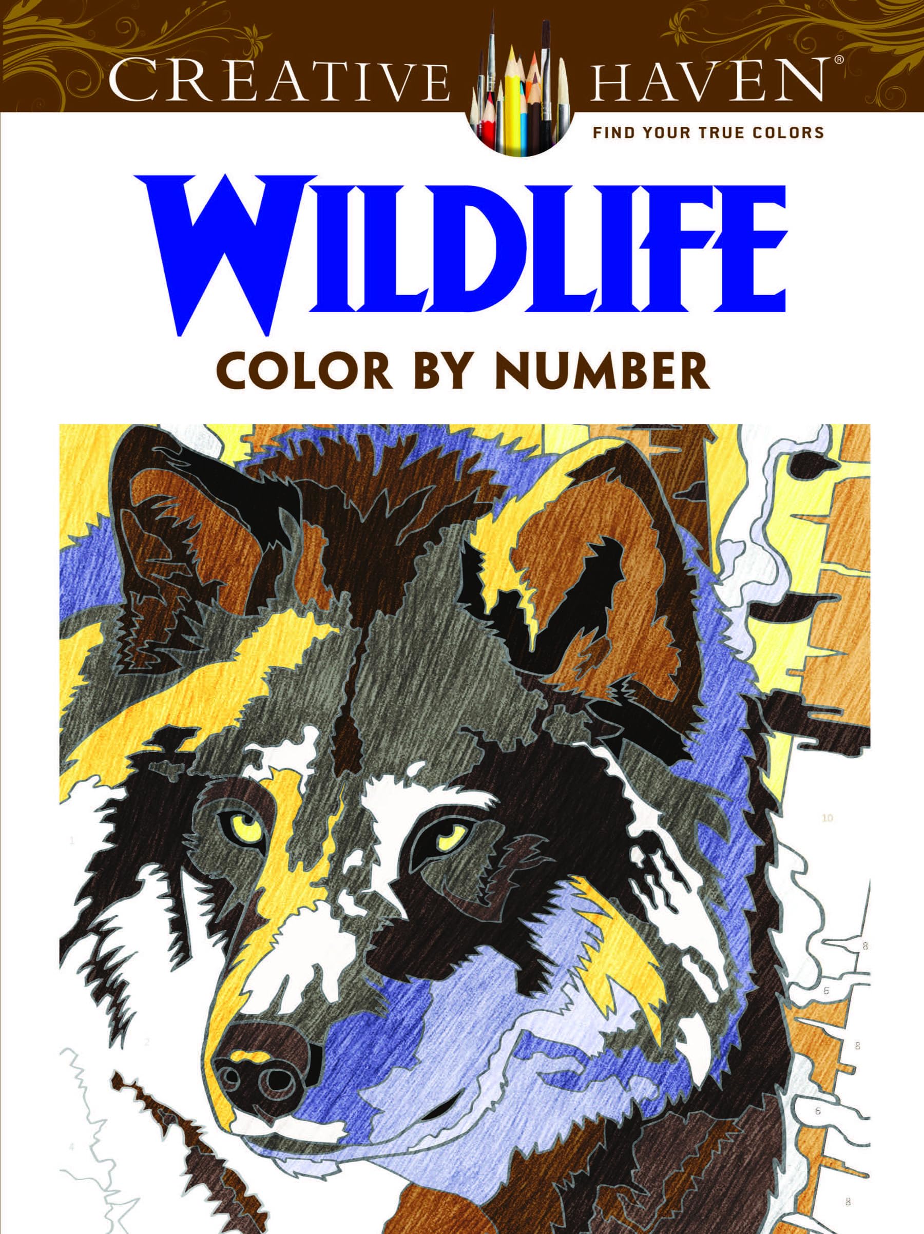 Wildlife Color by Number (Creative Haven) Film, Art & Culture