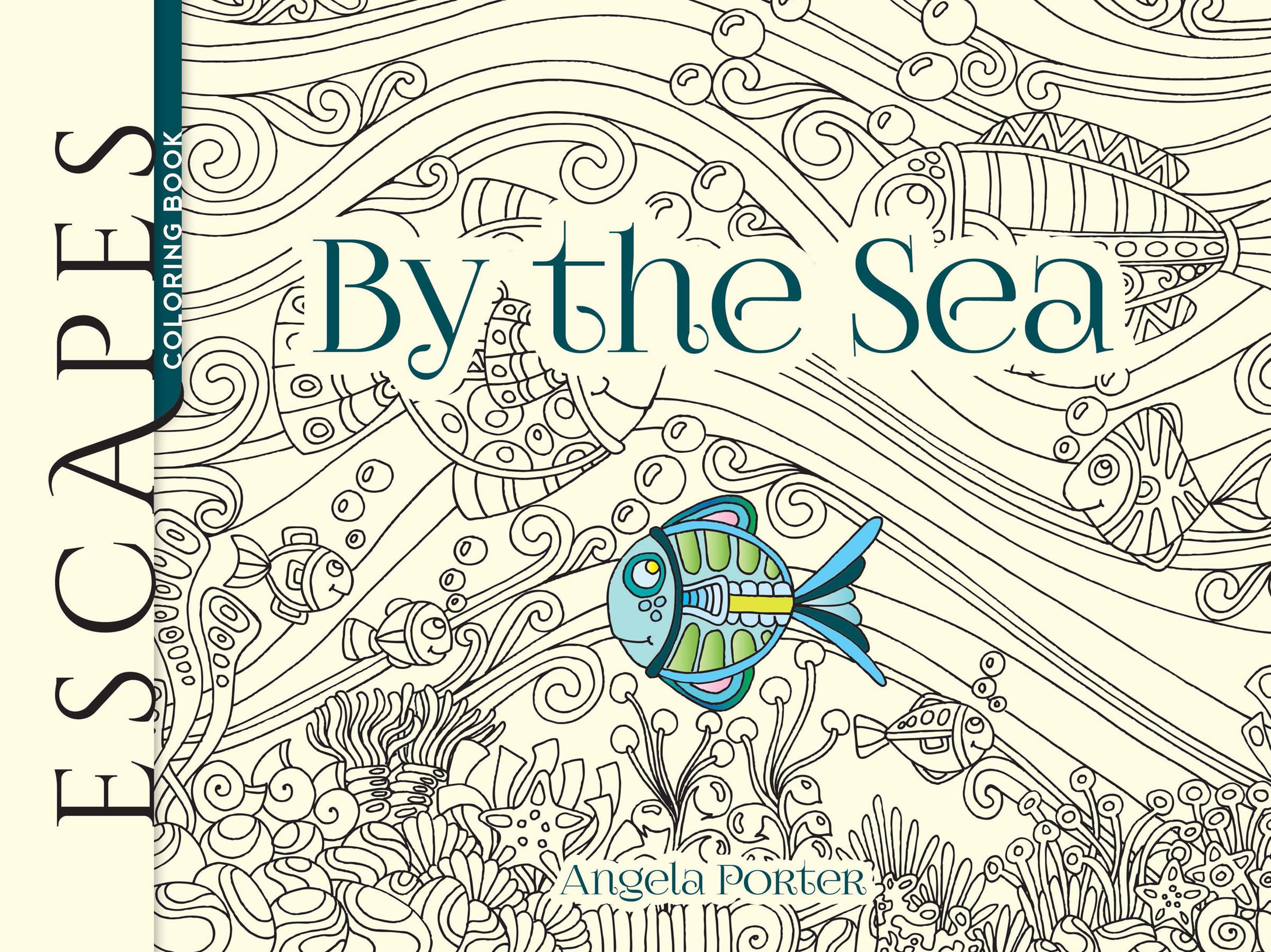 ESCAPES By the Sea (Working title) (Dover Adult Coloring Books) Social Sciences