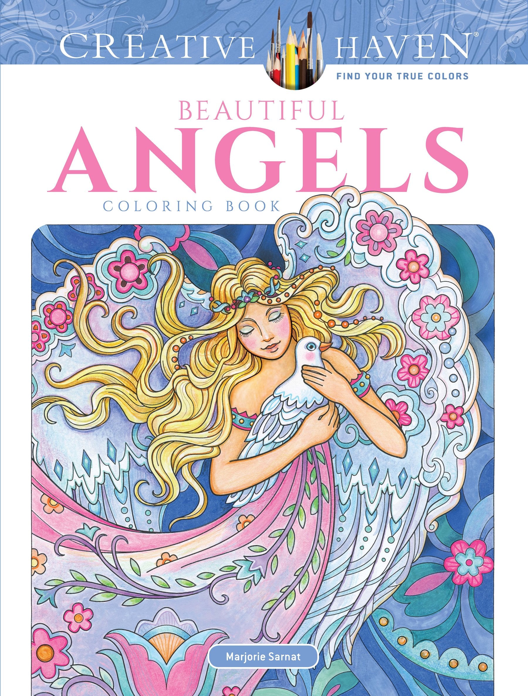 Creative Haven Beautiful Angels Coloring Book (Creative Haven Coloring Books) Hobbies & Crafts
