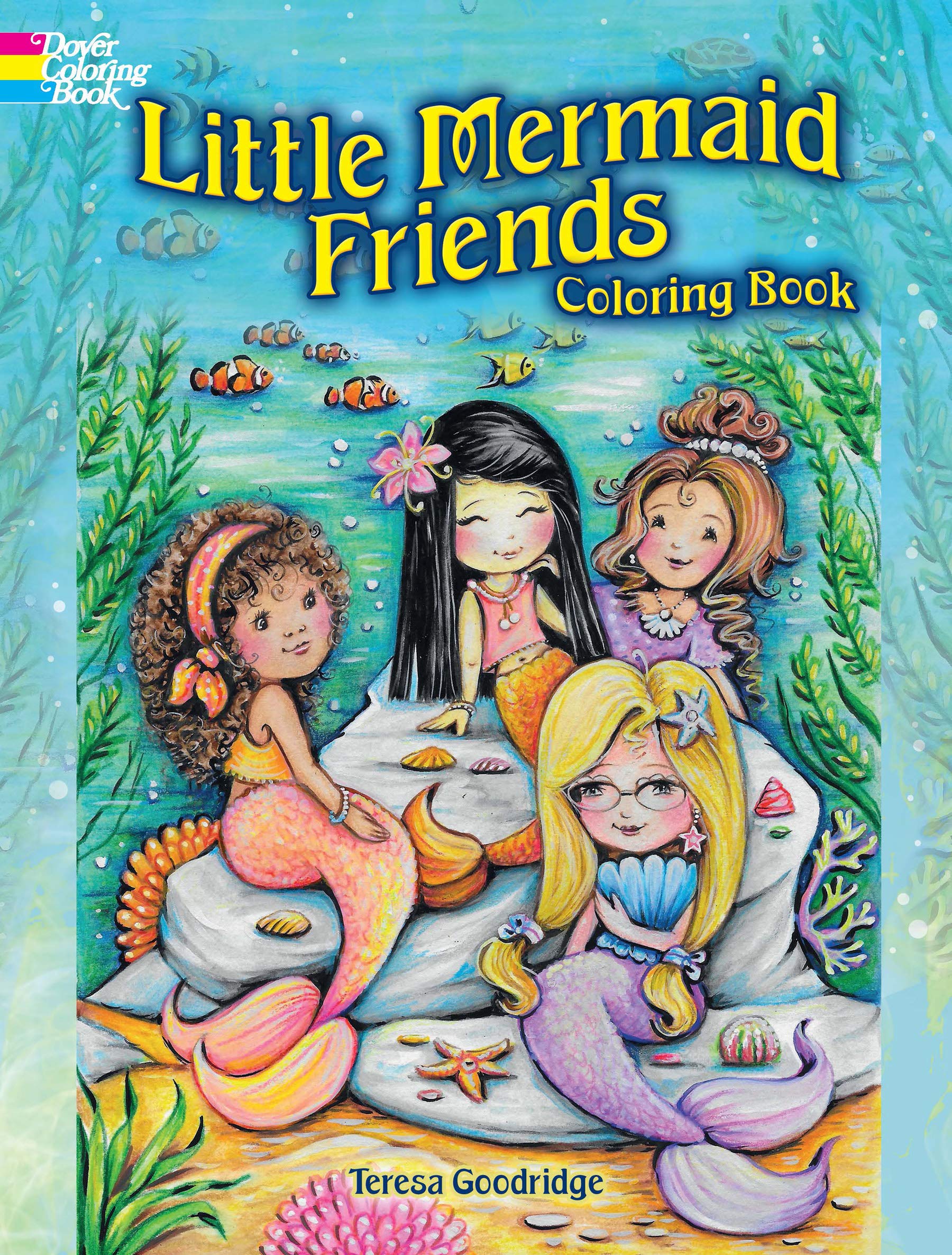 Little Mermaid Friends Coloring Book Hobbies & Crafts