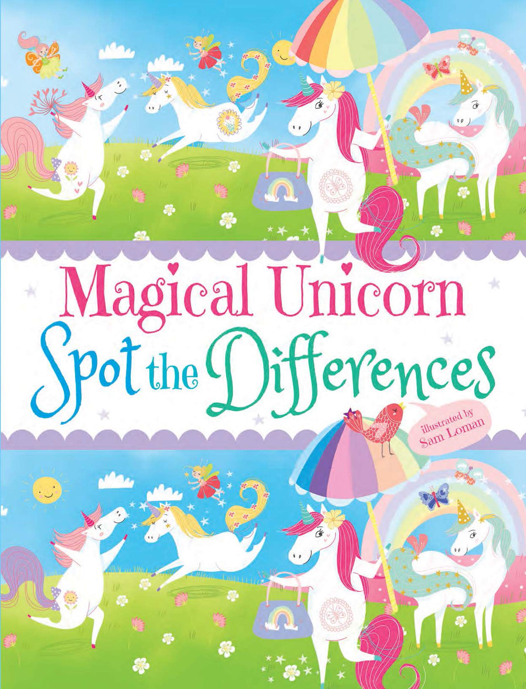 Magical Unicorn Spot the Differences (Dover Kids Activity Books: Fantasy) Parents & Children