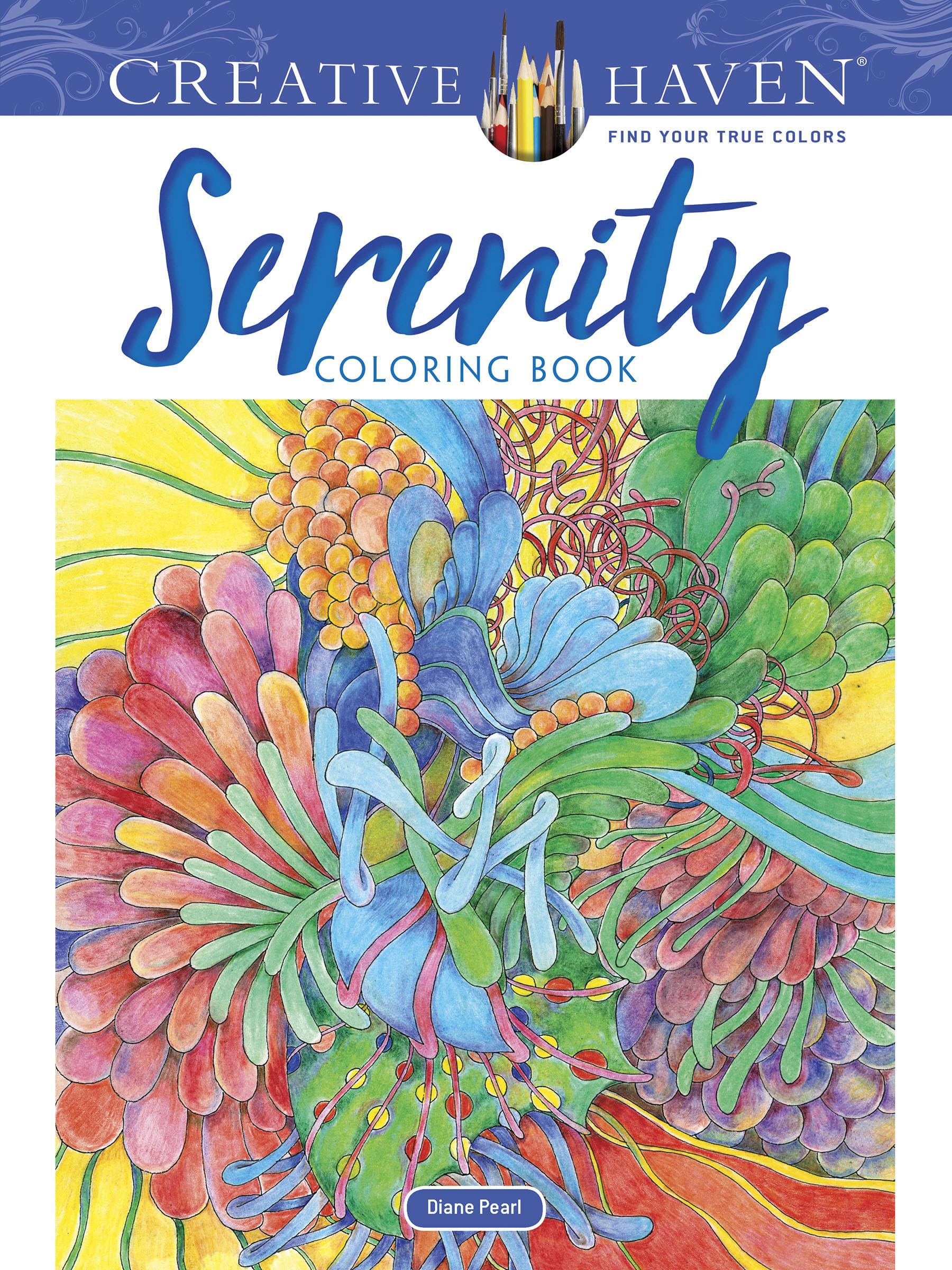 Creative Haven Serenity Coloring Book (Creative Haven Coloring Books) Hobbies & Crafts
