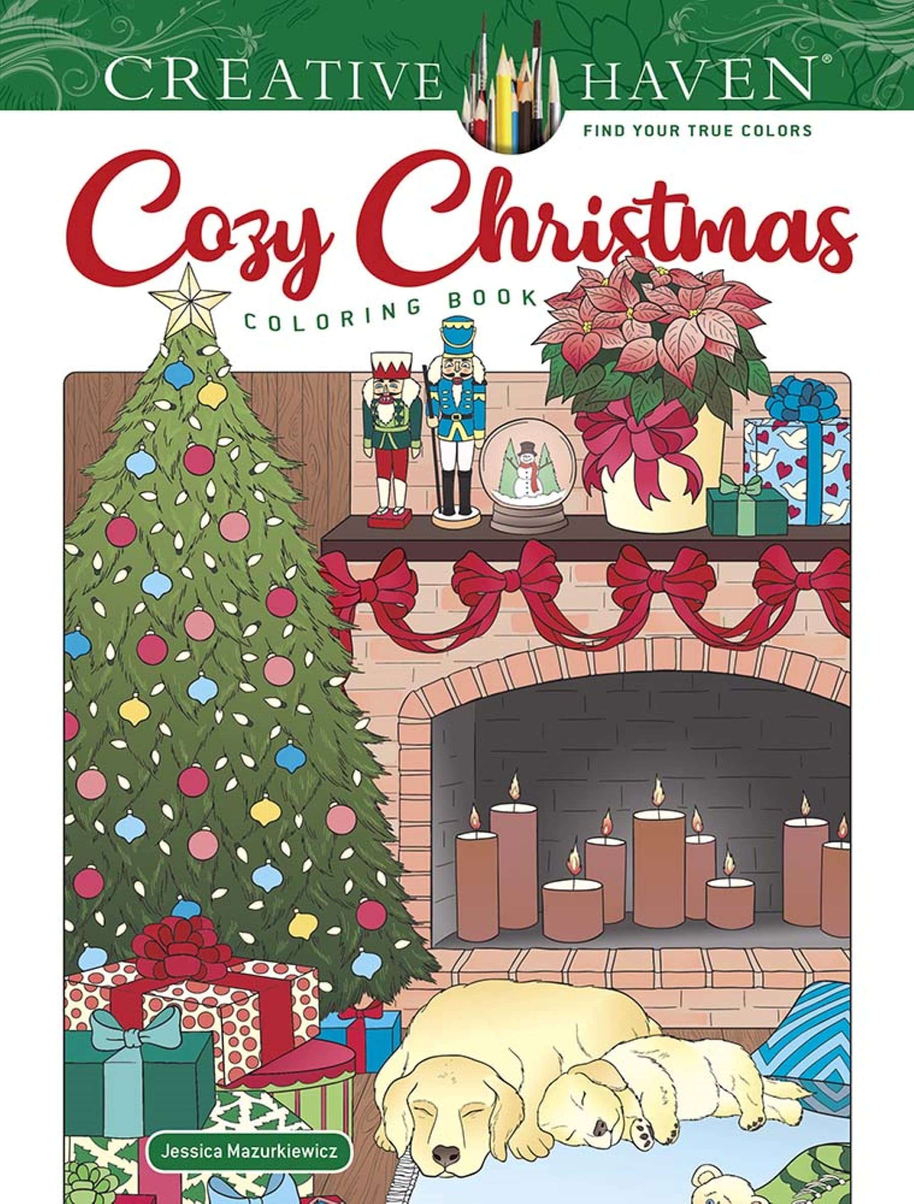 Creative Haven Cozy Christmas Coloring Book (Creative Haven Coloring Books) Hobbies & Crafts