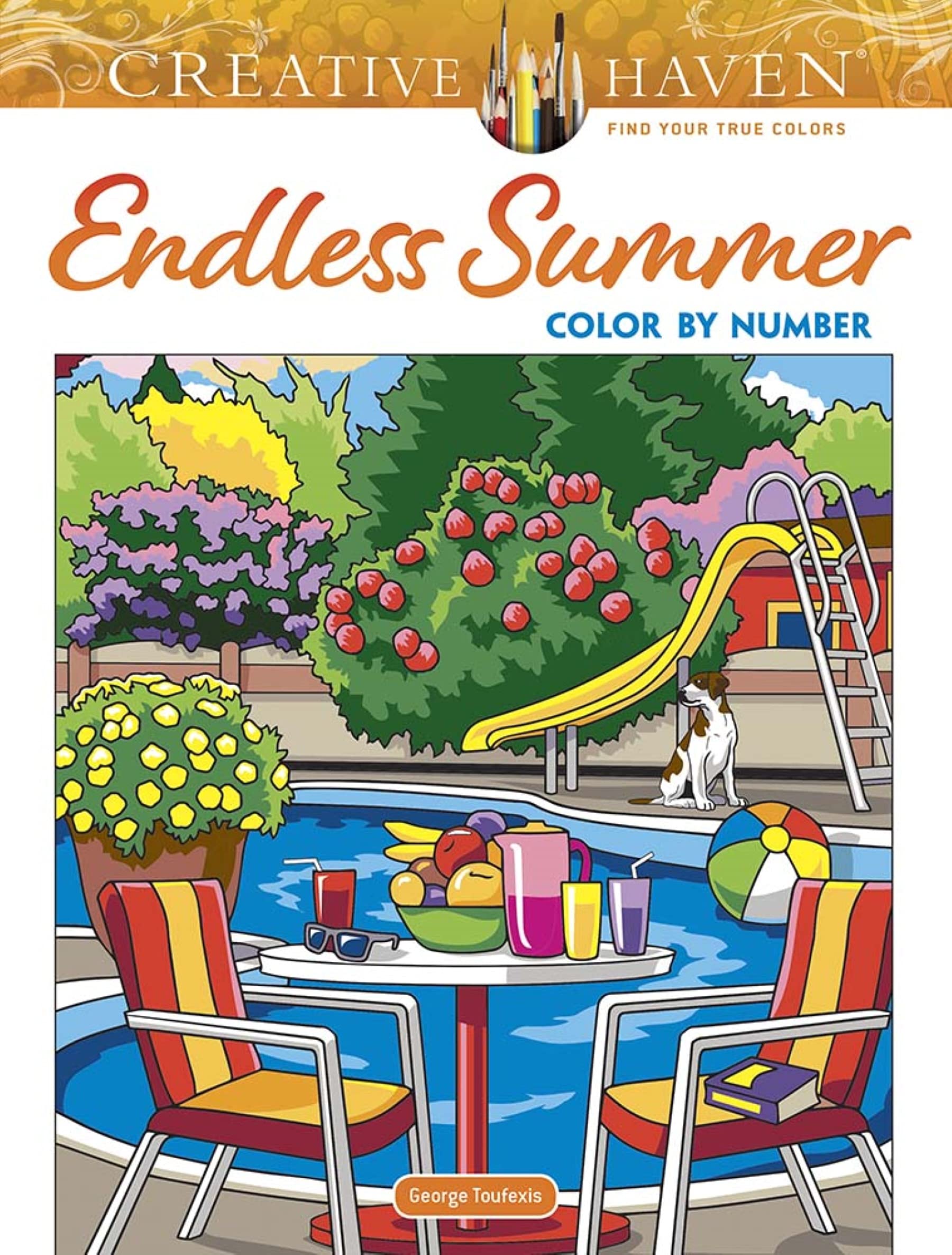Creative Haven Endless Summer Color by Number (Creative Haven Coloring Books) Hobbies & Crafts