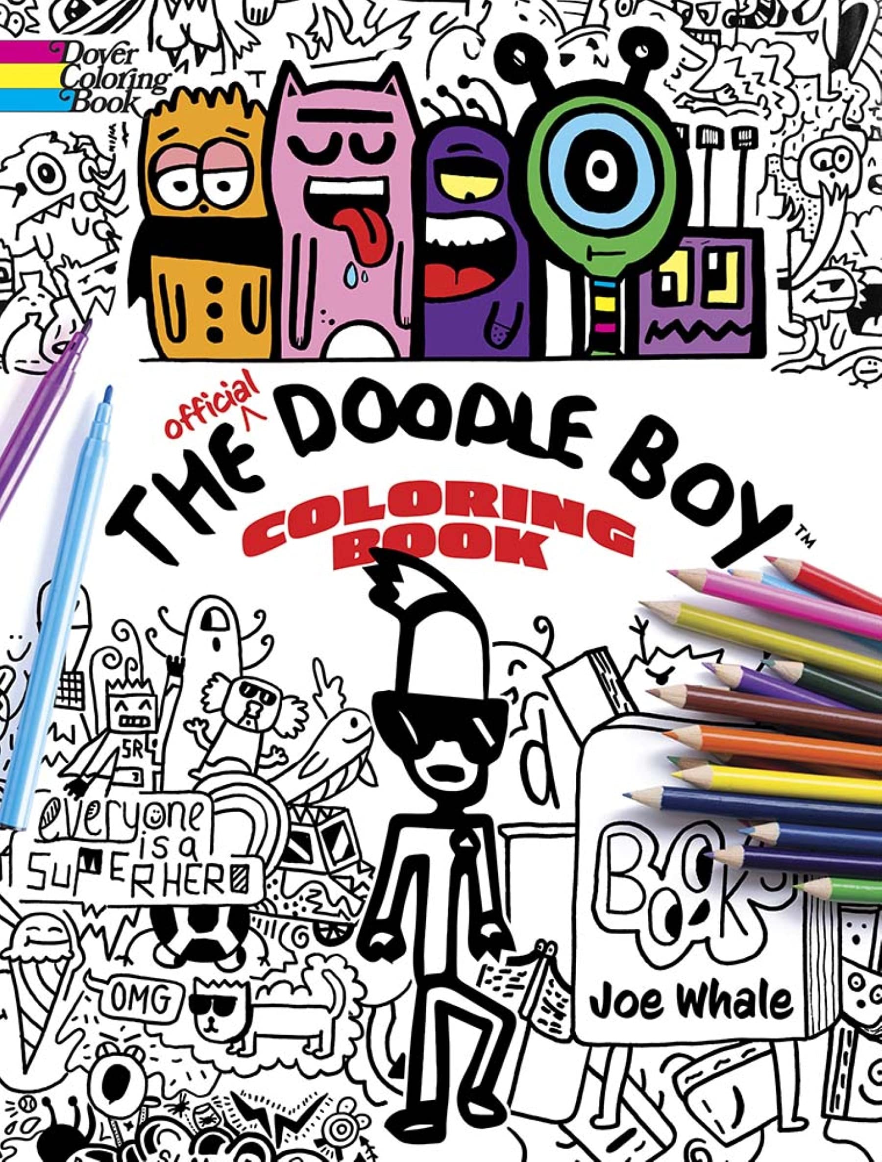 The Official Doodle Boy Coloring Book (Dover Design Coloring Books) Novels & Short Stories