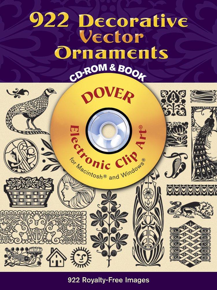 1, 001 Decorative Vector Ornaments (Dover Electronic Clip Art) Film, Art & Culture