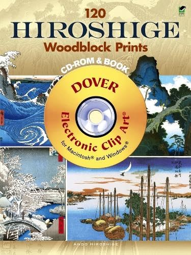 120 Hiroshige Woodblock Prints (Electronic Clip Art) Film, Art & Culture