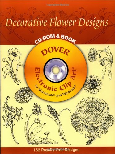 Decorative Flower Designs (Dover Electronic Clip Art) Film, Art & Culture
