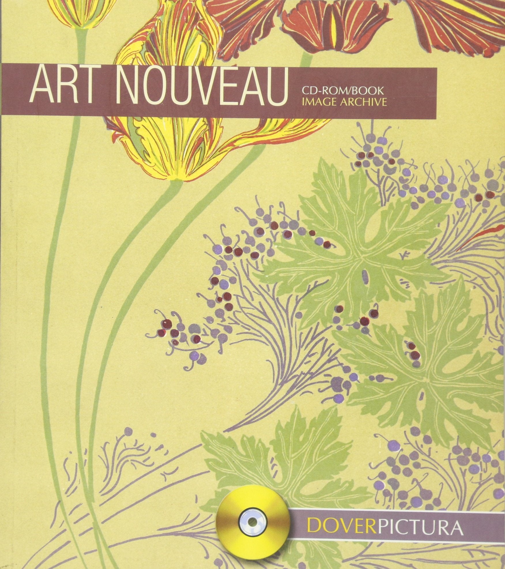 Art Nouveau (Dover Pictura Electronic Clip Art) Film, Art & Culture
