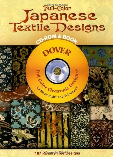 Full-Color Japanese Textile Designs (Dover Electronic Clip Art) Film, Art & Culture