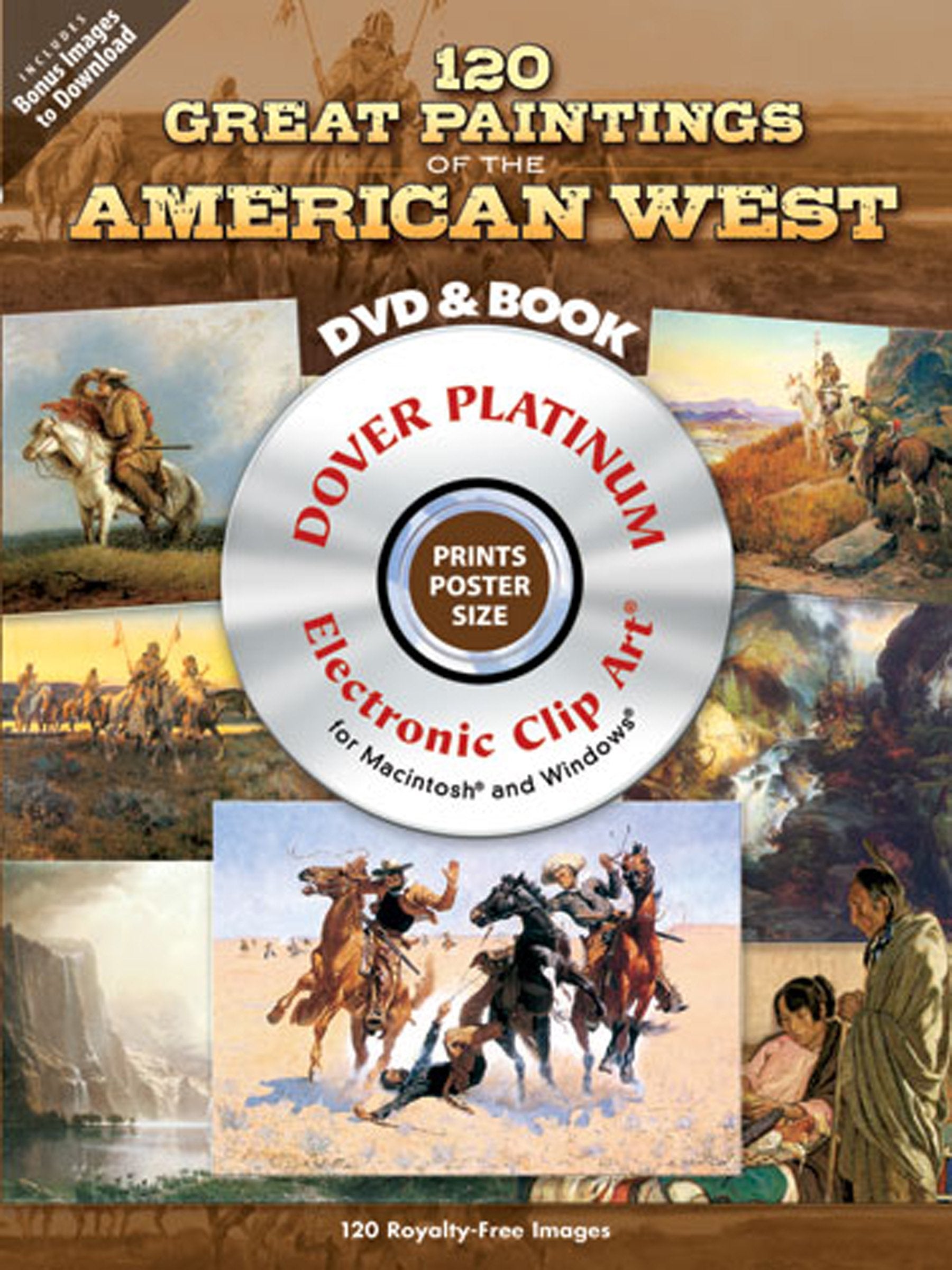 120 Great Paintings of the American West (Dover Platinum Electronic Clip Art) Film, Art & Culture