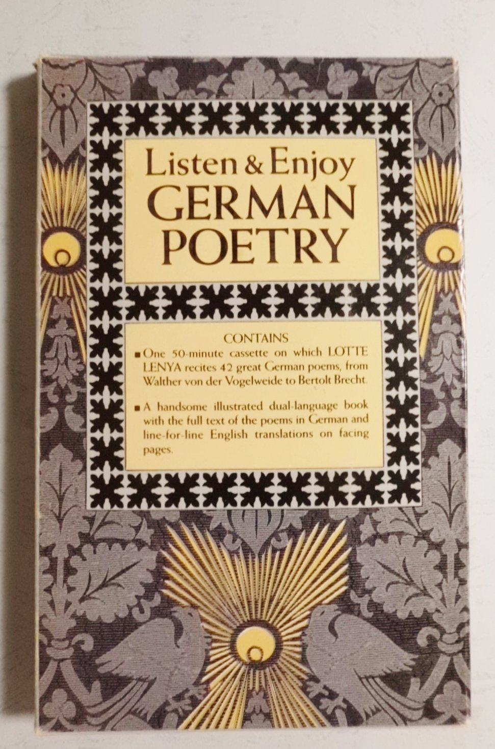 Listen and Enjoy German Poetry Poetry