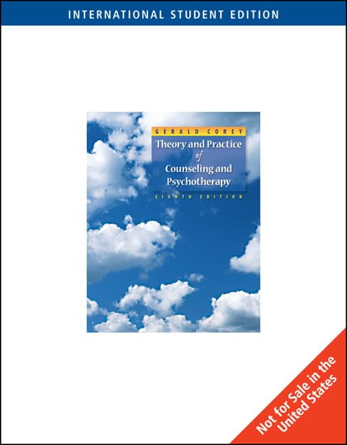 Theory And Practice Of Counseling And Psychotherapy.: International Edition Psychology