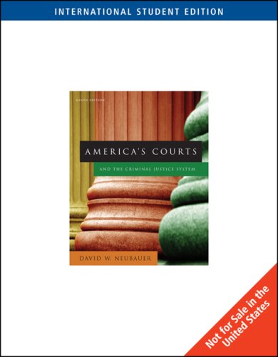 America's Courts and the Criminal Justice System Law