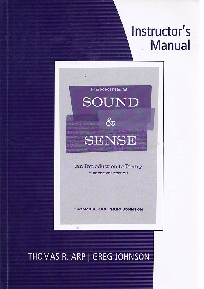 Product Image: Instructor's Manual: Perrine's Sound & Sense - An
