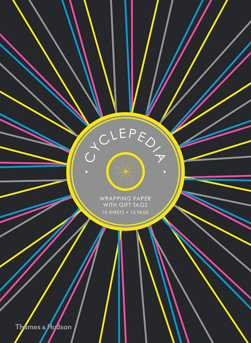 Cyclepedia: Gift Wrapping Paper Book (Thames & Hudson Stationery) Film, Art & Culture