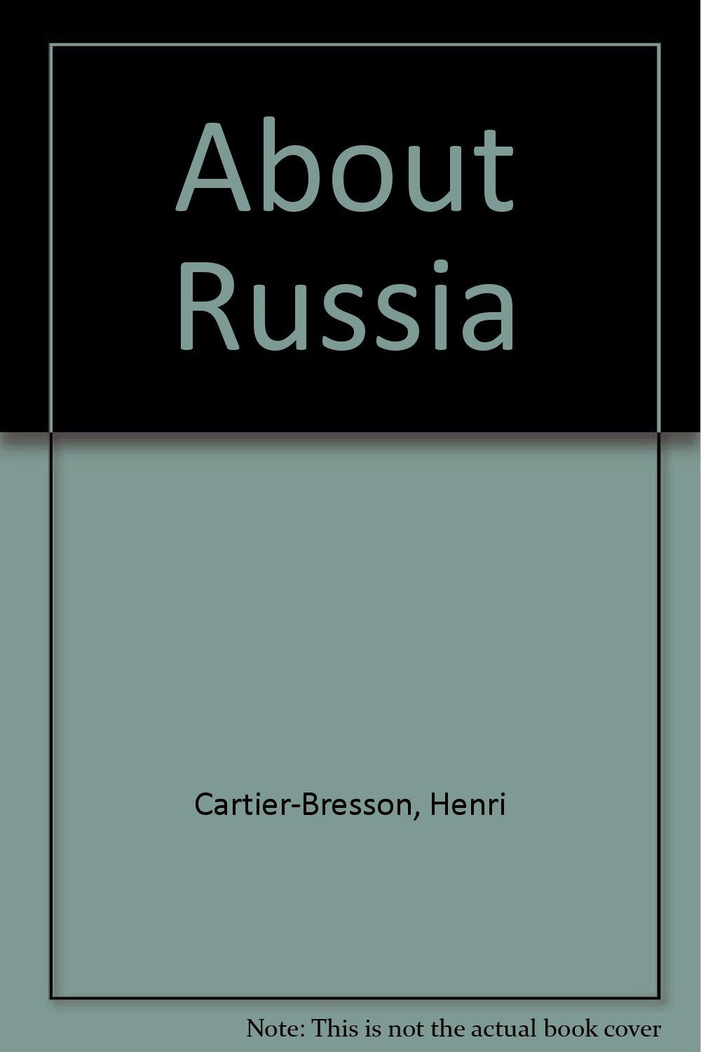 About Russia: Photographs book