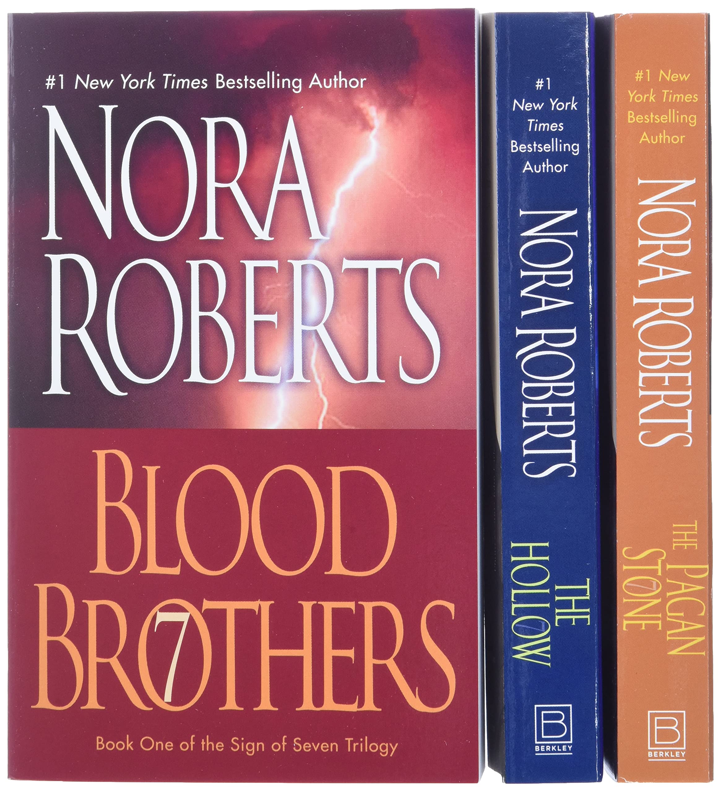 Nora Roberts Sign of Seven Trilogy Box Set Romantic Thrillers