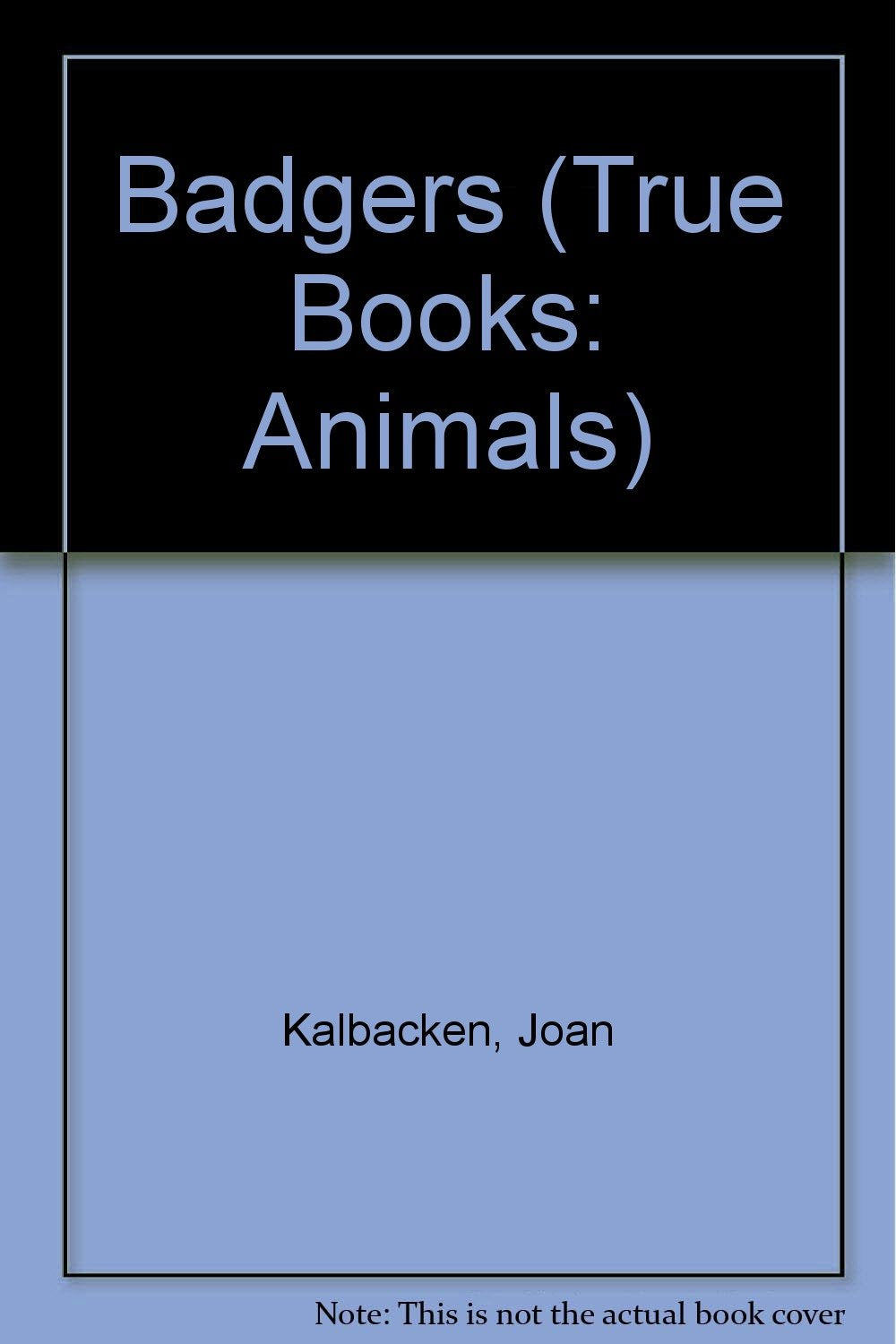 Product Image: Badgers (True Books: Animals)
