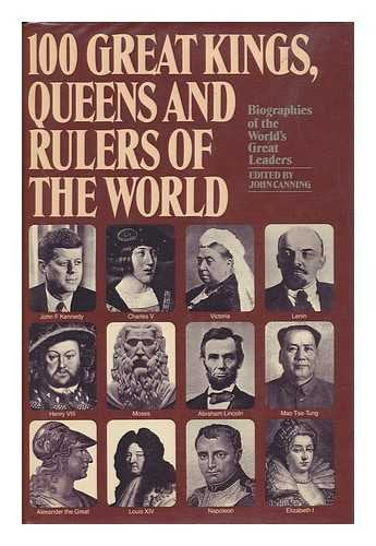 100 Great Kings, Queens, and Rulers of the World Books