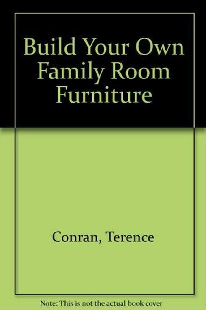 Build Your Own Family Room Furniture Books