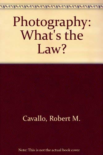 Photography: What's the Law? Books