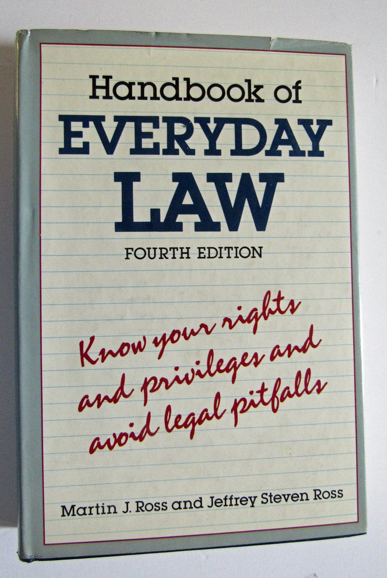 Handbook Of Everyday Law: 4th Edition Books
