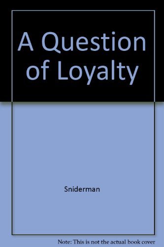 Product Image: A Question of Loyalty