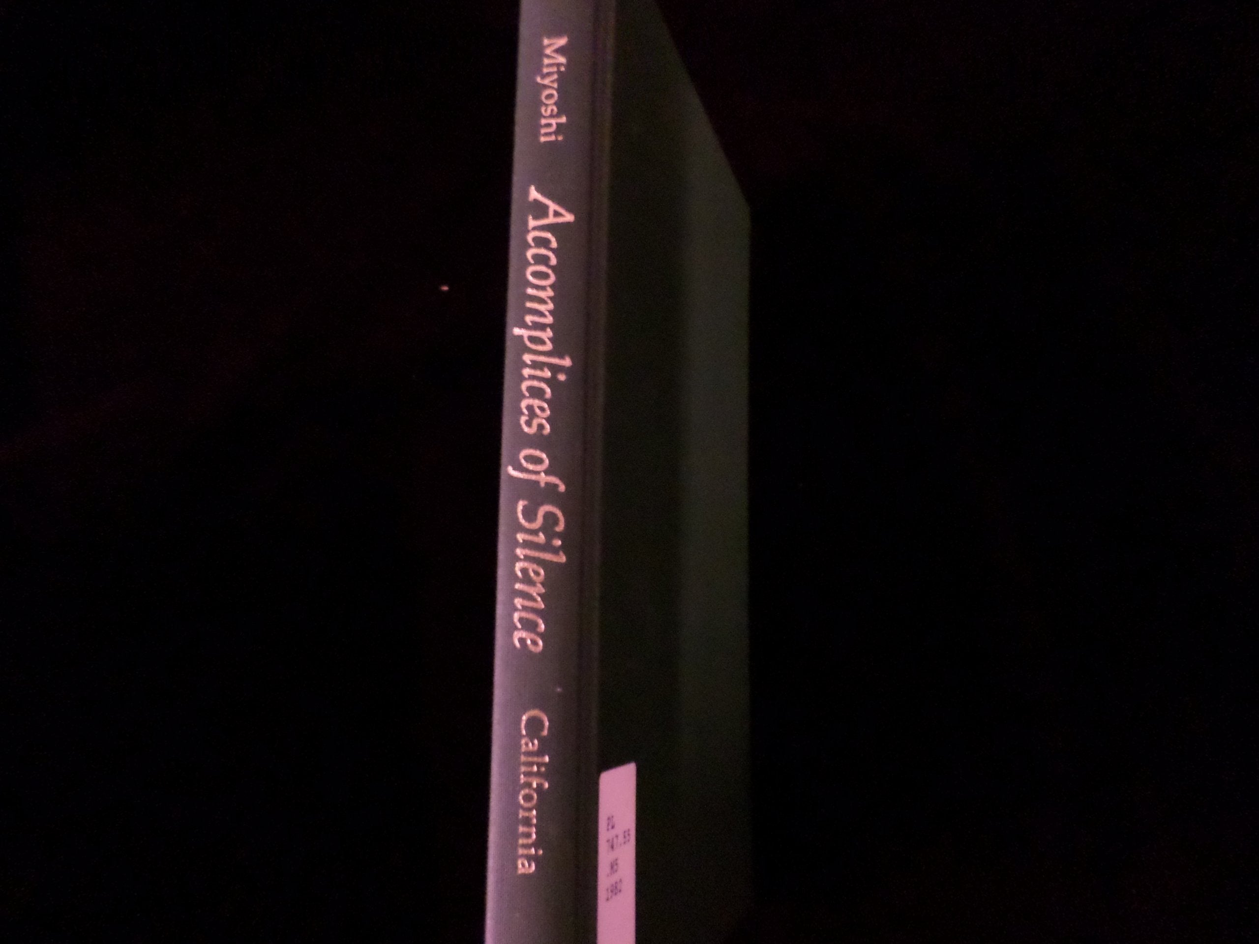 Accomplices of Silence: Modern Japanese Novel Media & Communication