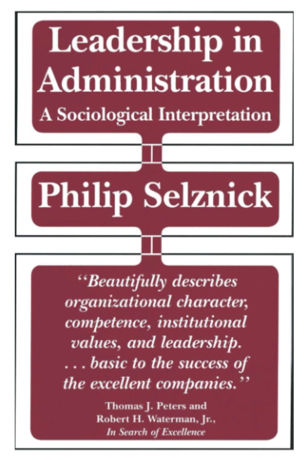 Product Image: Leadership in Administration: A Sociological Interpretation