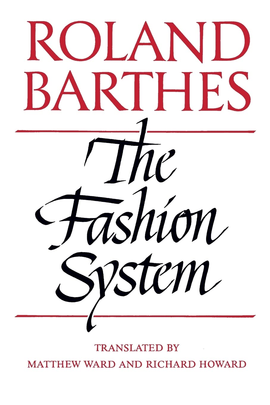 Product Image: The Fashion System