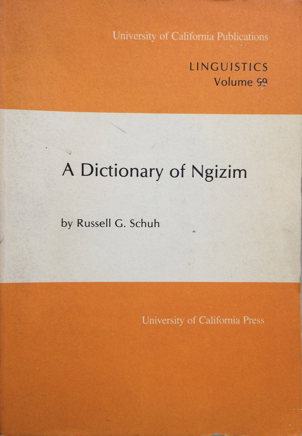 A Dictionary of Ngizim book