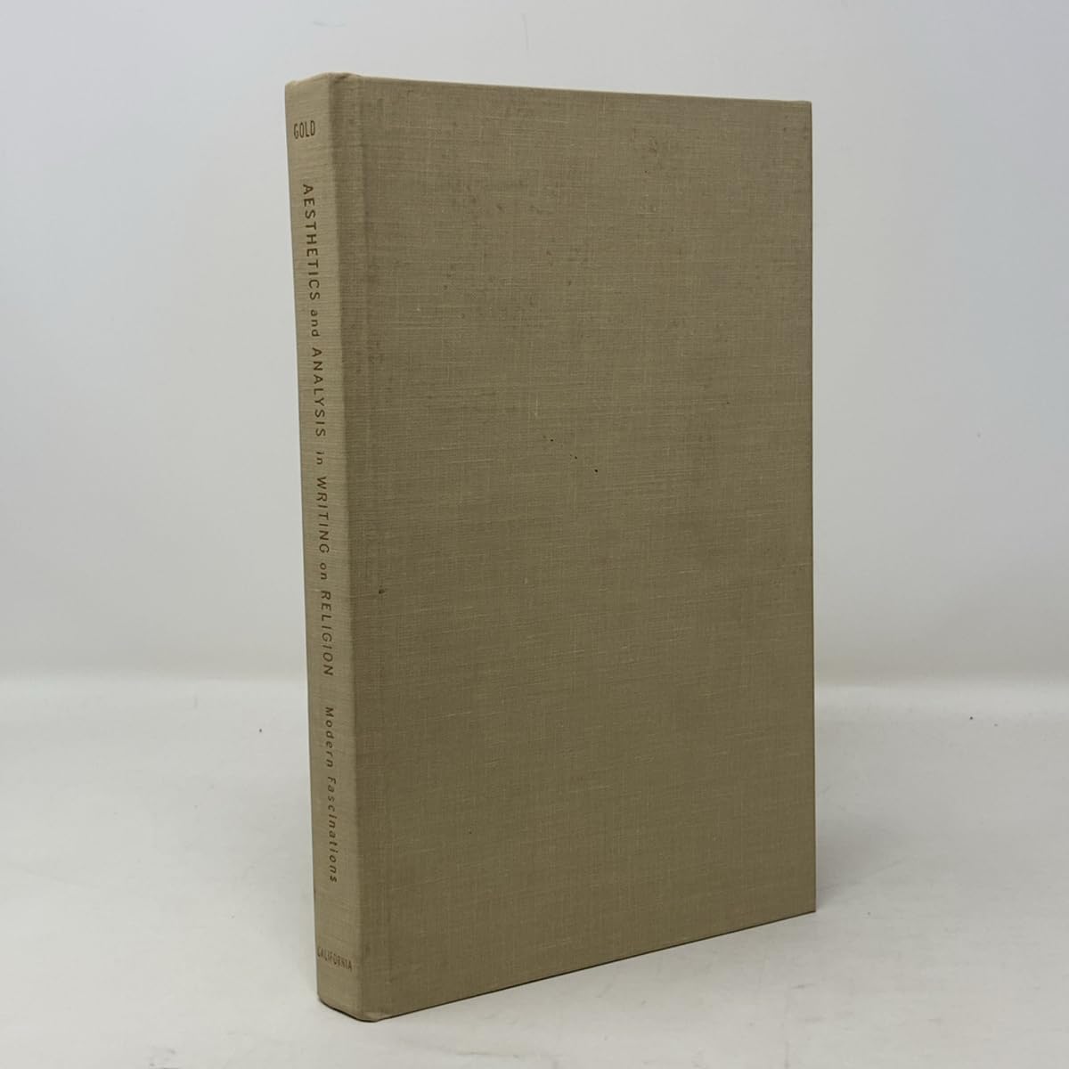 Aesthetics and Analysis in Writing on Religion: Modern Fascinations Philosophy