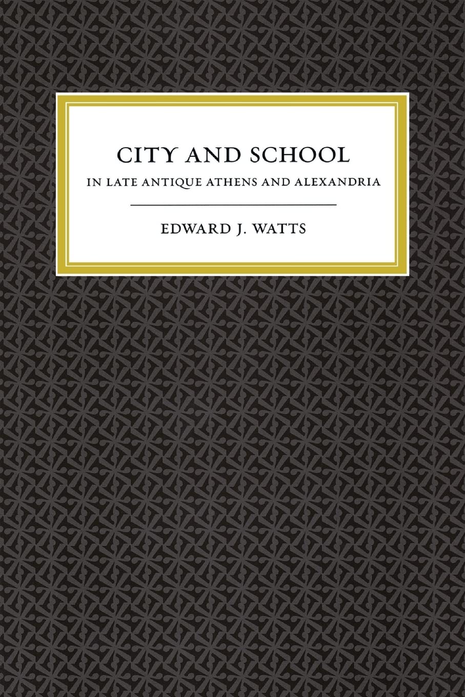 City and School in Late Antique Athens and Alexandria: Volume 41 (The Transformation of the Classical Heritage, Band 41) Education & Training
