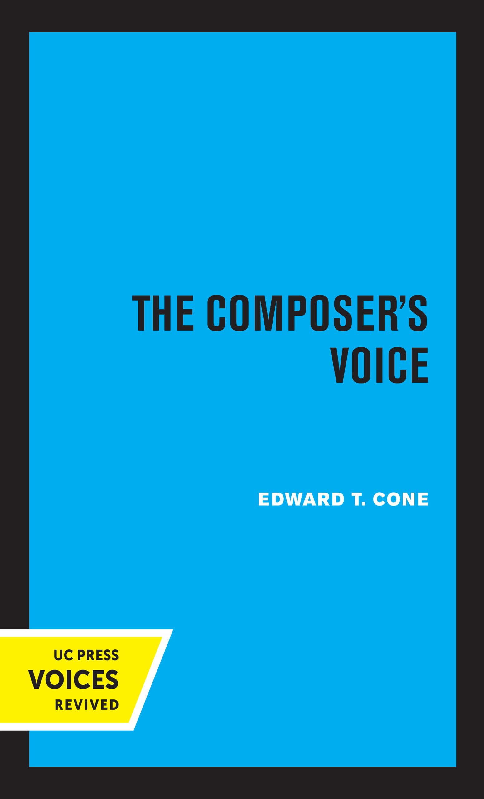 Composer's Voice: Volume 3 (Ernest Bloch Lectures, 3, Band 3) Pop culture