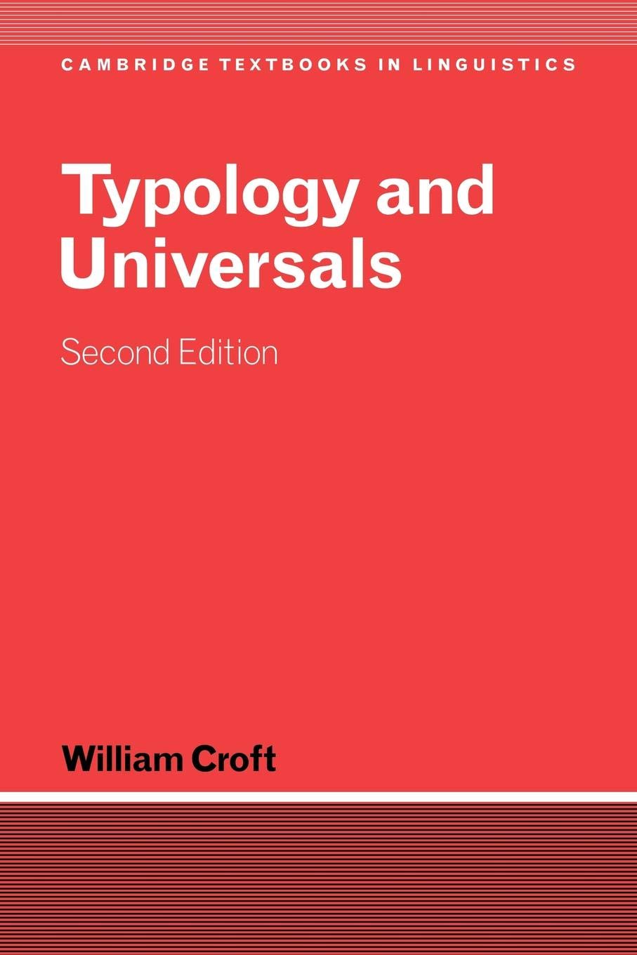 Typology and Universals (Cambridge Textbooks in Linguistics) Social Sciences