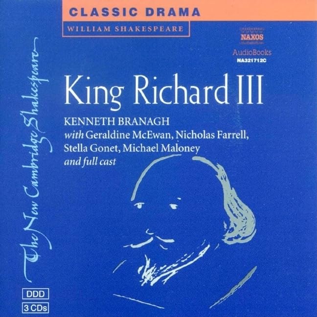 King Richard III Audio CD Set (3 CDs) (New Cambridge Shakespeare Audio) Drama