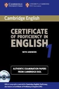 Cambridge Certificate of Proficiency in English 1 Self-Study Pack: Examination papers from the University of Cambridge Local Examinations Syndicate book