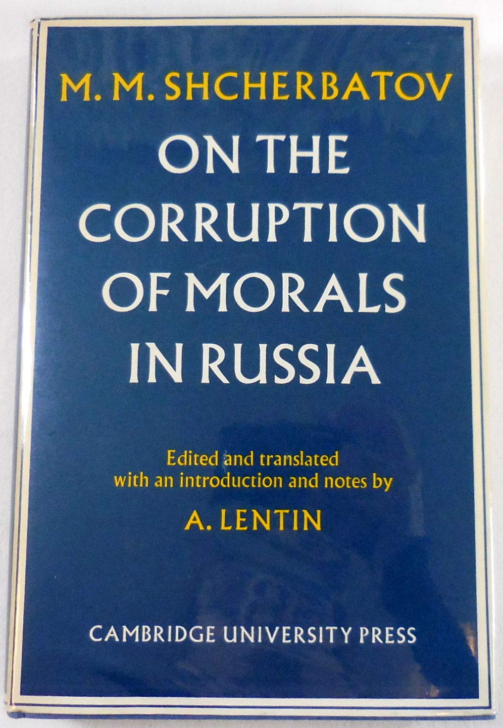 On the Corruption of Morals in Russia Politics & History