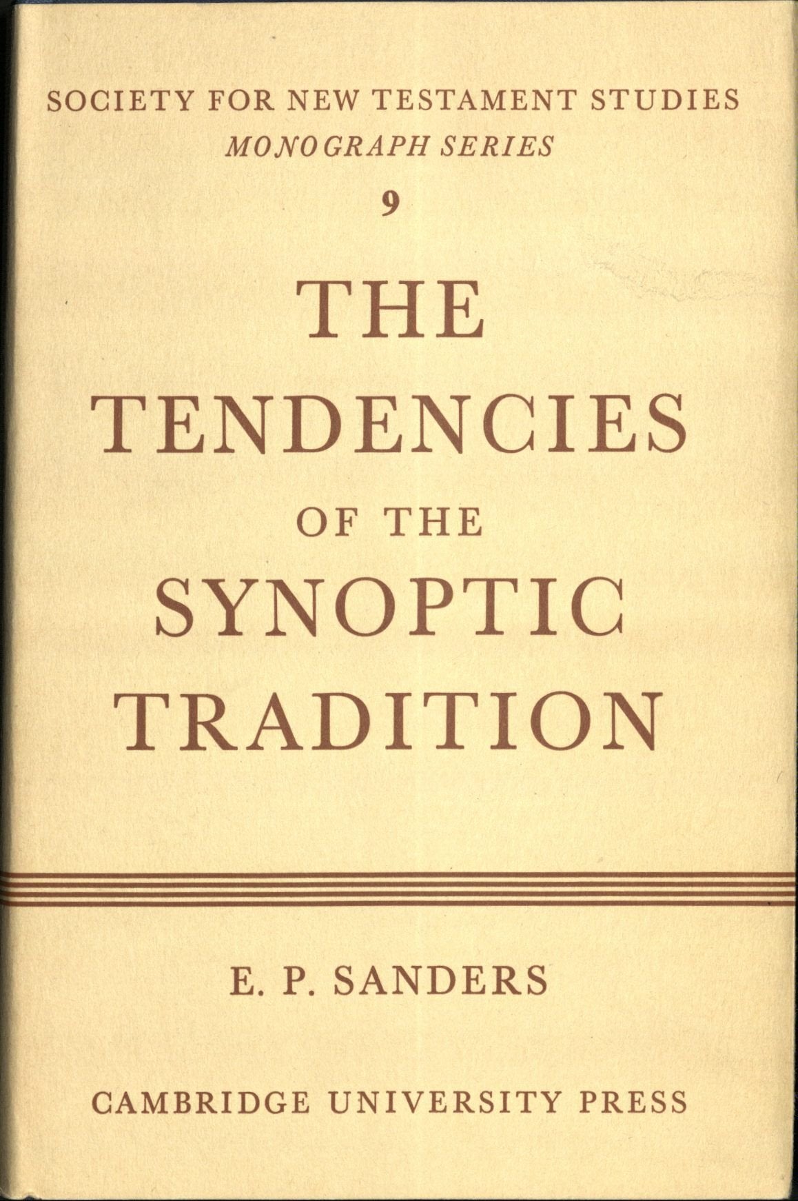 The Tendencies of the Synoptic Tradition Religion & Esotericism
