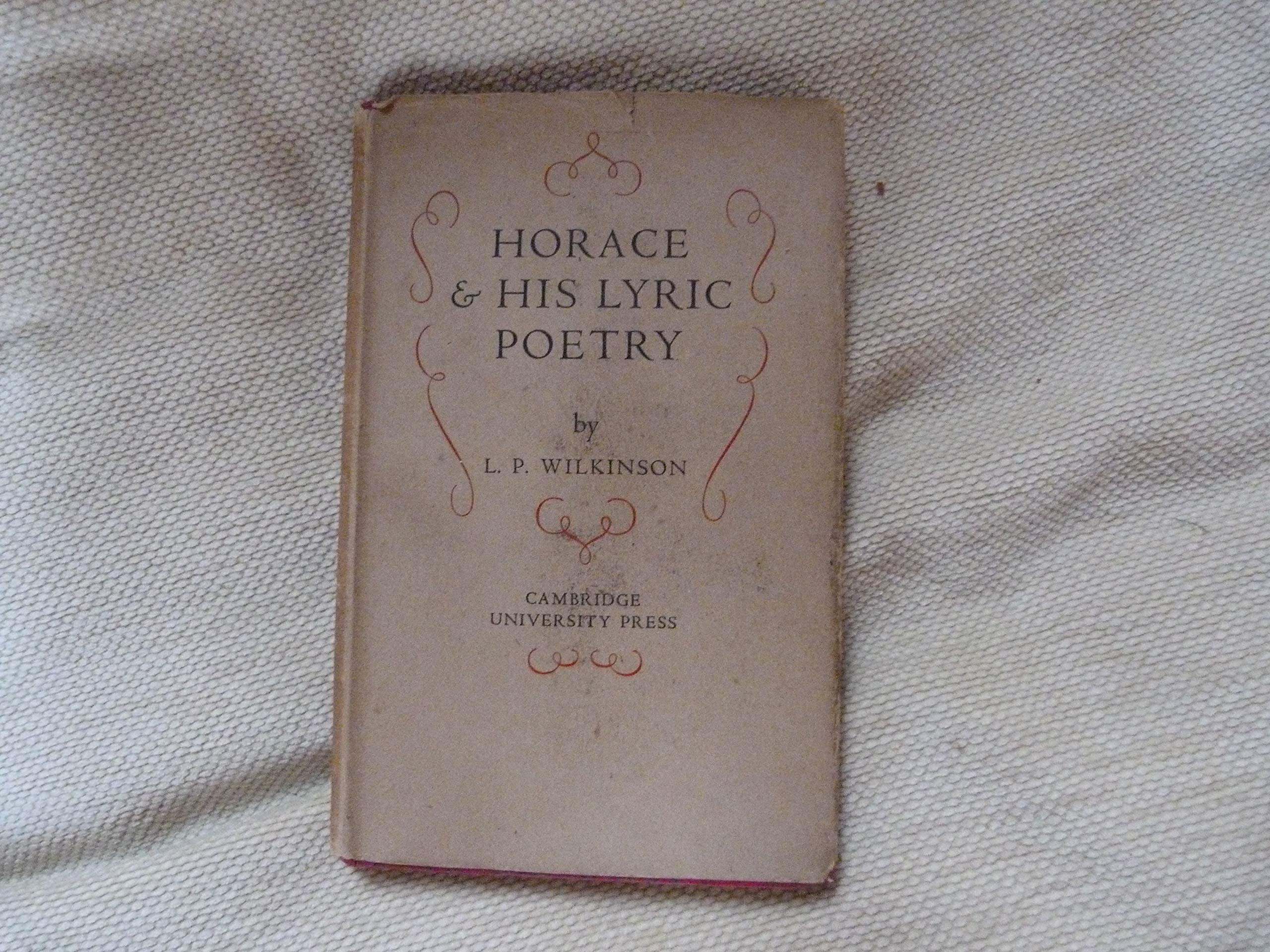 Horace and his Lyric Poetry Contemporary literature