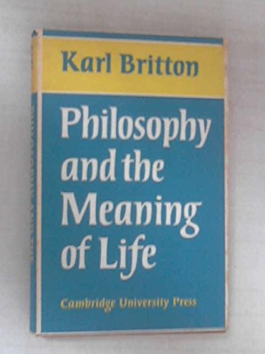 Philosophy and the Meaning of Life Philosophy