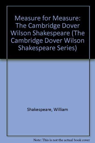 Measure for Measure: The Cambridge Dover Wilson Shakespeare (The Cambridge Dover Wilson Shakespeare Series) Contemporary literature