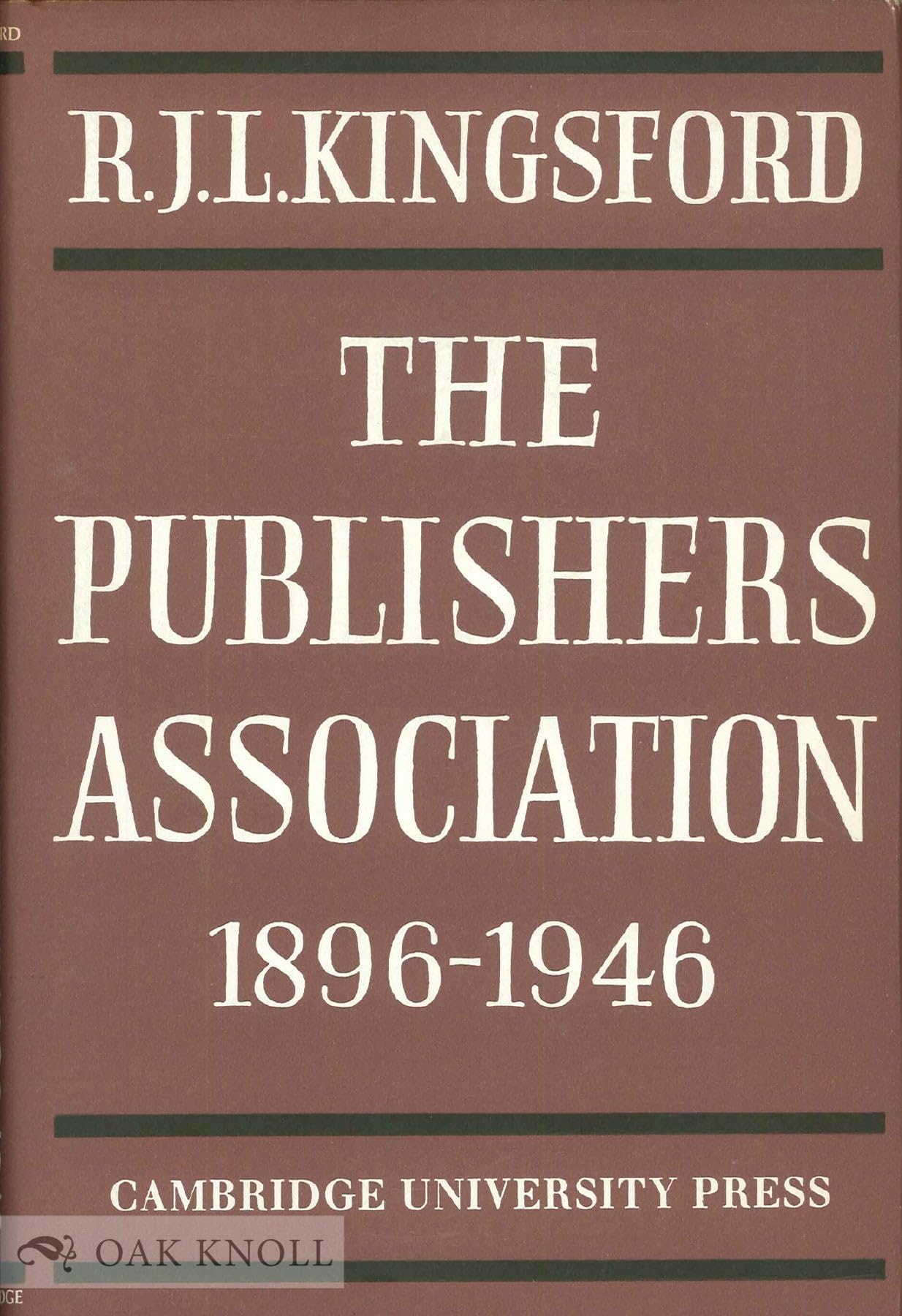 The Publishers Association 1896 1946 Media & Communication