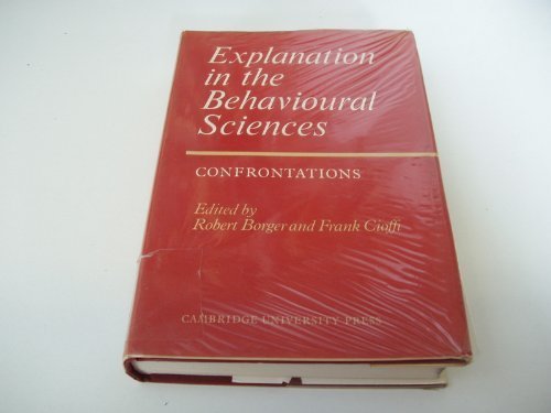 Explanation in the Behavioral Sciences Social Sciences