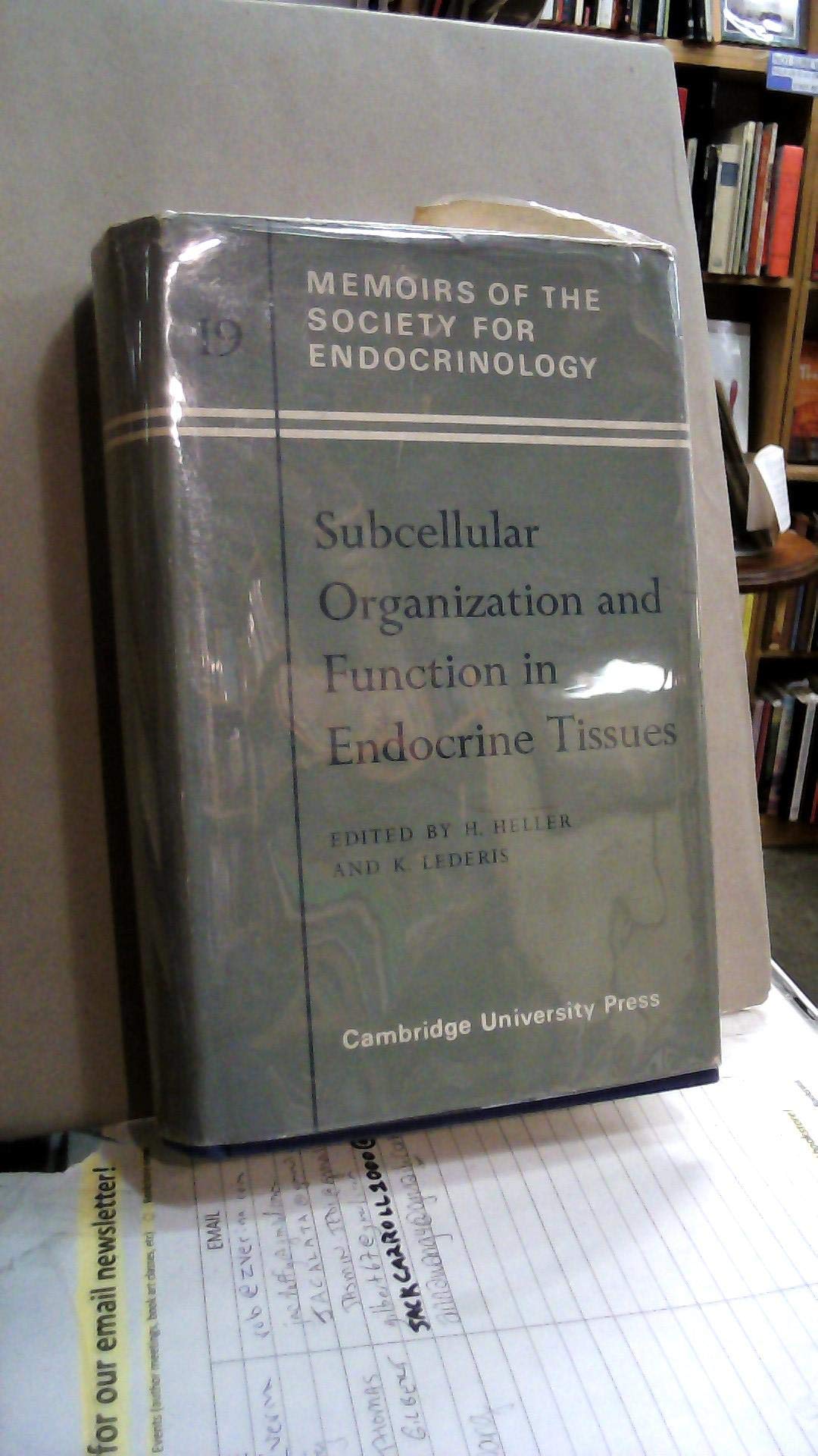 Memoirs of the Society for Endocrinology (Memoirs of the Society for Endocrinology, 19) Natural Sciences