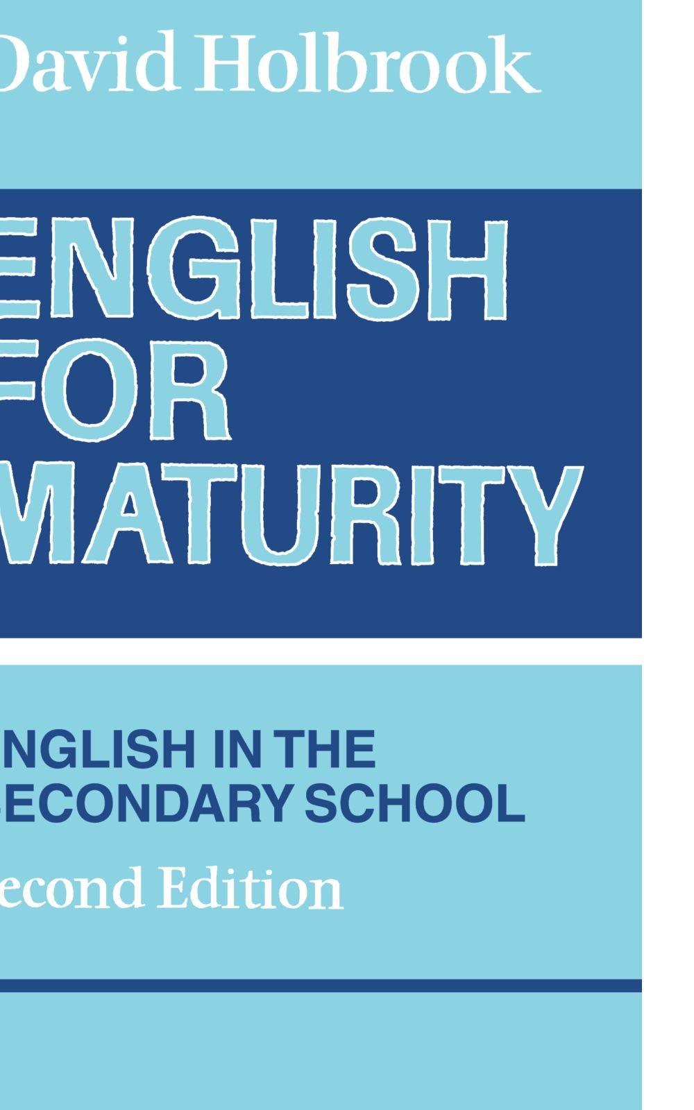 English for Maturity: English in the Secondary School Foreign Languages ​​& Dictionaries